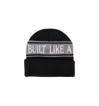 Built Like A Mack Truck Black Knit Cap