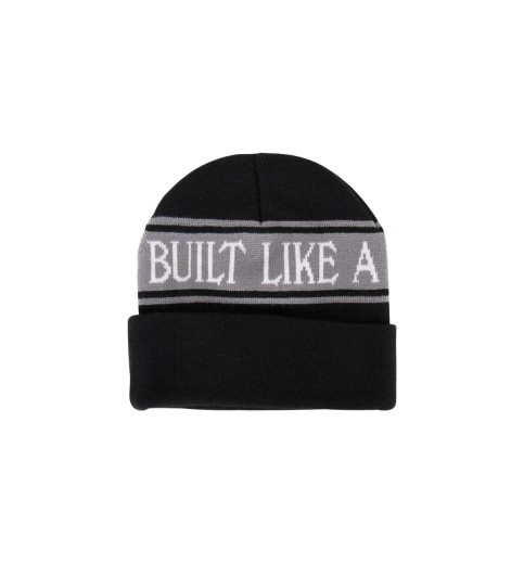 Built Like A Mack Truck Black Knit Cap