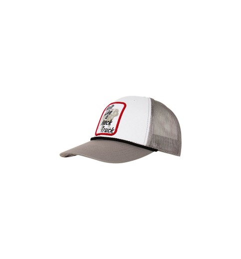 Grey Built Like A Mack Truck Snapback Cap Grey Built Like A Mack Truck Snapback Cap