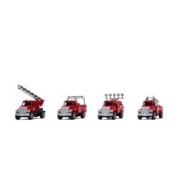 Kids Mack Fire Rescue Truck 4-Pack
