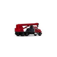 Kids Mack Toy Red Crane Truck