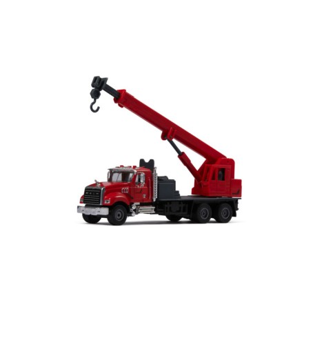 Kids Mack Toy Red Crane Truck