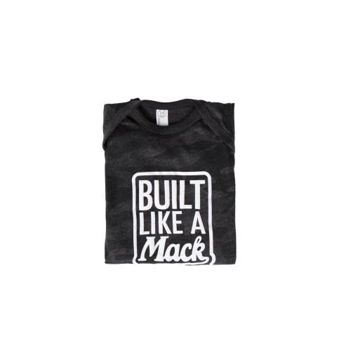 Storm Camo Built Like A Mack Truck Onesie Storm Camo Built Like A Mack Truck Onesie