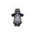 Granite Heather Bulldog Tough Hooded Onesie