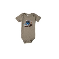 Mack Granite Grey Onesie Mack Granite Grey Onesie