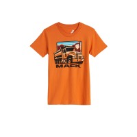 Youth Mack Granite Burnt Orange T-shirt Youth Mack Granite Burnt Orange T-shirt