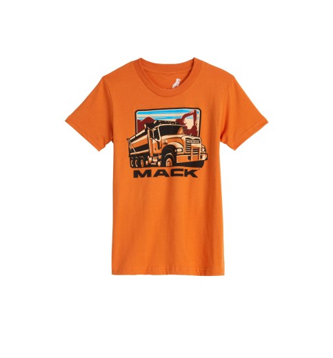 Youth Mack Granite Burnt Orange T-shirt
