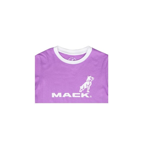 Youth Mack Logo Lavender Ringer T-shirt