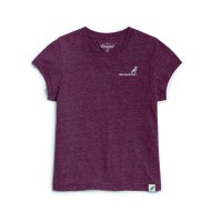 Ladies Heather Maroon Tee Ladies Heather Maroon Tee