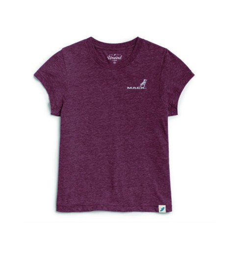 Ladies Heather Maroon Tee Ladies Heather Maroon Tee