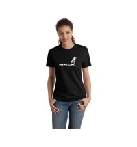 Ladies Mack Logo Black Tee