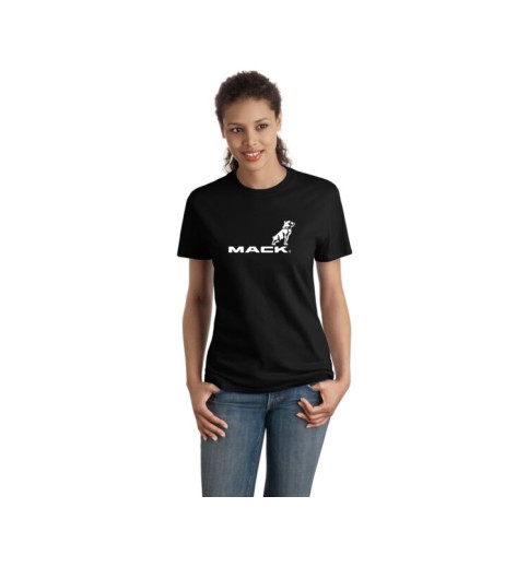 Ladies Mack Logo Black Tee Ladies Mack Logo Black Tee
