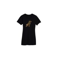 Ladies Sequin Bulldog Tee Ladies Sequin Bulldog Tee