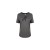 Ladies Deep Heather Grey Sequin Bulldog T-shirt