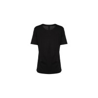 Ladies Black Sequin Bulldog T-shirt