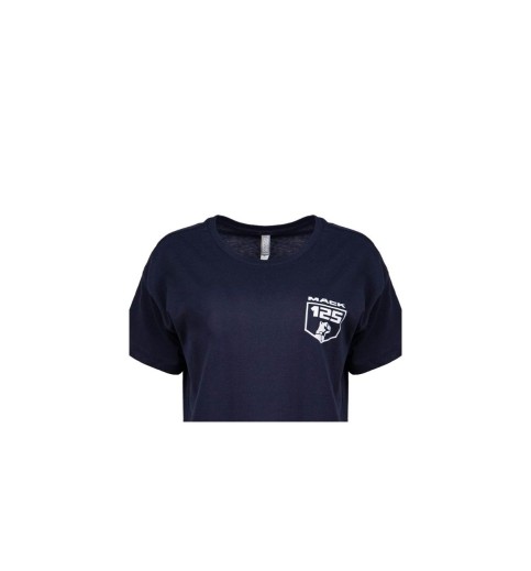 125th Anniversary Mack Logo Navy Ladies T-shirt 125th Anniversary Mack Logo Navy Ladies T-shirt