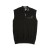 Black 1/4 Zip Vest