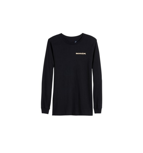 Mack R Model LS Black Tee Mack R Model LS Black Tee