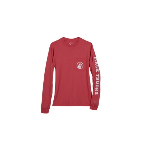 Mack Bulldog LS Red Tee Mack Bulldog LS Red Tee