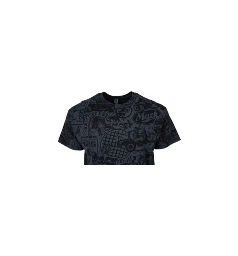 Mack Black Stain Logo Line-up T-shirt