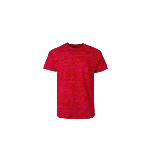 Mack Red Stain Logo Line-up T-shirt