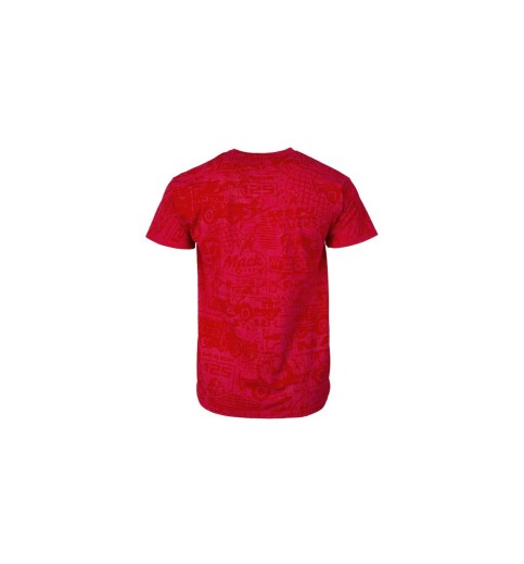 Mack Red Stain Logo Line-up T-shirt Mack Red Stain Logo Line-up T-shirt