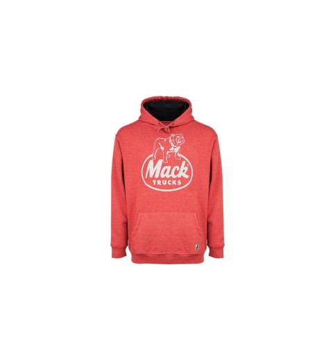 Mack Retro Heather Red Heavyweight Hoodie