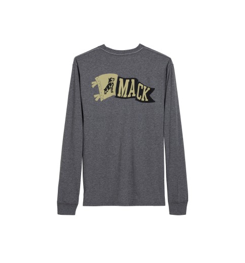 Mack Pennant Heather Gray Long Sleeve Shirt Mack Pennant Heather Gray Long Sleeve Shirt