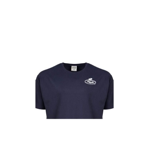 Mack Slate Blue Retro Logo T-shirt