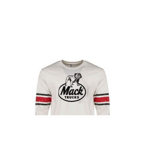 Mack Red Stripe Retro Collegiate Shirt Mack Red Stripe Retro Collegiate Shirt