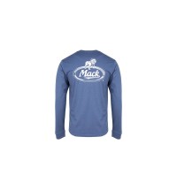 Mack Retro Blue Tumble Long Sleeve Shirt