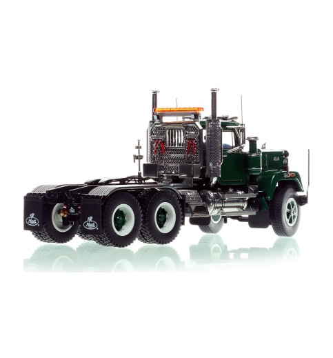 Mack Superliner Diecast Green on Black Mack Superliner Diecast Green on Black