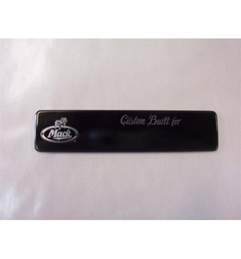 New Style Custom Built Dash Plaque New Style Custom Built Dash Plaque