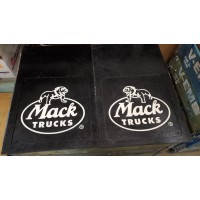 36 inch Bulldog Mud Flap Set  with 3 legged dog logo