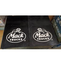 36 inch Bulldog Mud Flap Set  with 3 legged dog logo