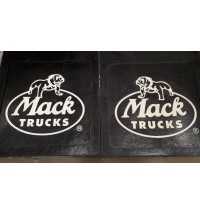 30 inch Bulldog Mud Flap Set with 3 legged dog logo