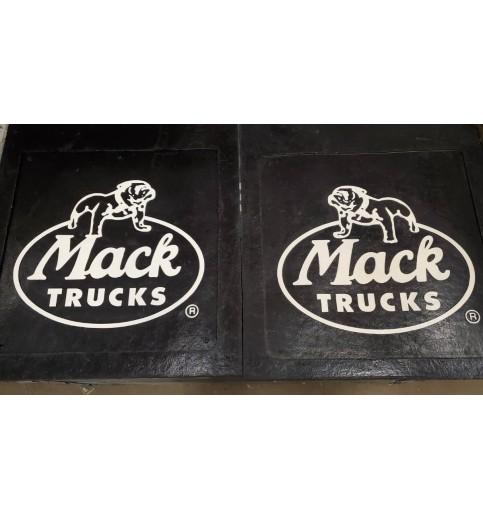 30 inch Bulldog Mud Flap Set with 3 legged dog logo