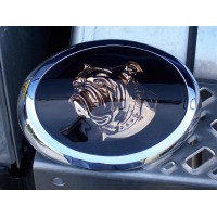 Bulldog Oval Portrait (Left) Bulldog Oval Portrait (Left)