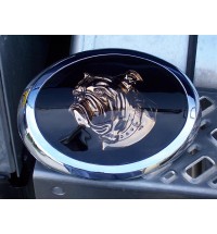 Bulldog Oval Portrait (Left) Bulldog Oval Portrait (Left)