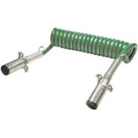 ABS Green Coiled Trailer Cable ABS Green Coiled Trailer Cable