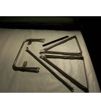 R-Model Stainless Mirror Arm Set (Left) R-Model Stainless Mirror Arm Set (Left)