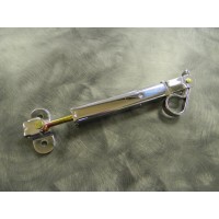 Chrome R-Model Fiberglass Hood Latch - OEM