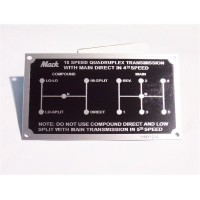 18 Speed Quadraplex Shift Plate 18 Speed Quadraplex Shift Plate