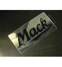 Chrome Mack Script Decal Chrome Mack Script Decal