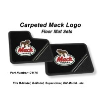 Carpeted Mack Logo Floor Mats Carpeted Mack Logo Floor Mats