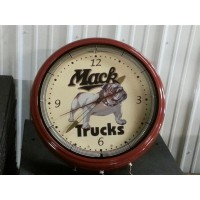 20" Bulldog Logo Neon Clock 20" Bulldog Logo Neon Clock