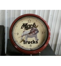 20" Bulldog Logo Neon Clock 20" Bulldog Logo Neon Clock