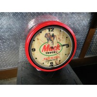 20" Mack Logo Neon Clock (Red) 20" Mack Logo Neon Clock (Red)
