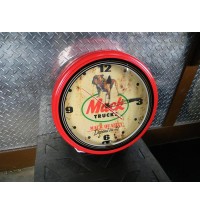 20" Mack Logo Neon Clock (Red) 20" Mack Logo Neon Clock (Red)