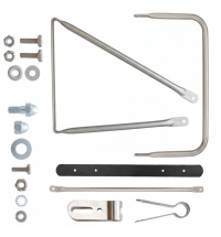 R-Model Stainless Mirror Arm Set Left Side Aftermarket R-Model Stainless Mirror Arm Set Left Side Aftermarket